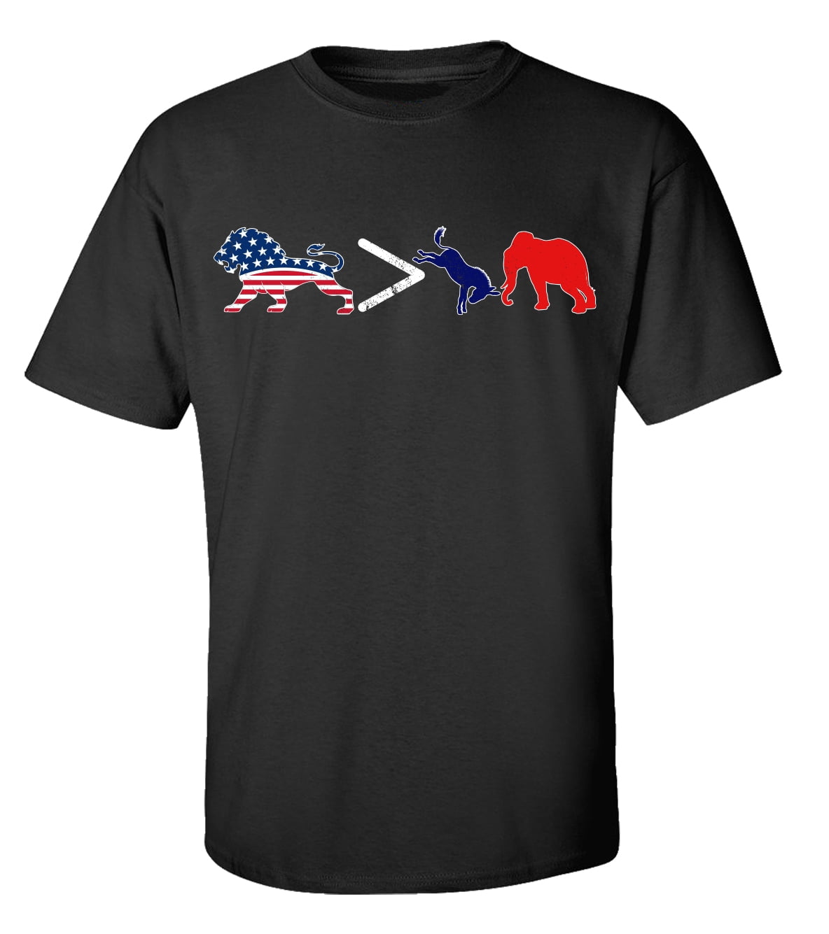 American Lion Greater Than Politics Unisex Short Sleeve T-shirt - Imagen 1 de 22
