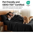 thumbnail image 4 of Southshore Fine Linens 3 Piece Sheet Set, 14-Inch Deep Pocket Bed Sheets with Fitted Sheet and Flat Sheet, Extra Soft Brushed Microfiber, Wrinkle Free, Fade Resistant, California King , Black, 4 of 7