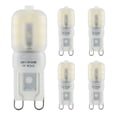 thumbnail image 1 of Luz LED G9 Lámpara LED Cristal Crema Blanco Carcasa Luz 240V 3W 3000K Lámpara, Blanco cálido, 5 piezas Inevent HA003461-04B, 1 of 2