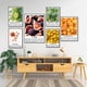 thumbnail image 4 of Cartel promocional de comida de fruta vintage: lima kaffir, fruta del pan, níspero, manzana, ciruela, albaricoque, limón, higo, melocotón, nectarina, 4 of 5