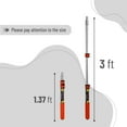 thumbnail image 5 of Bates- Extension Pole, 1.4 to 3 Ft Pole, ?Black and Orange, 5 of 7