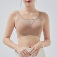 thumbnail image 2 of Lace Mesh Sports Bras for Women Seamless Front Closure Bralettes One Piece Seamless Bra 18 Lace-Up Hour Full-Coverage Bra Everyday Wirefree Comfortable Support Underwear, 2 of 6