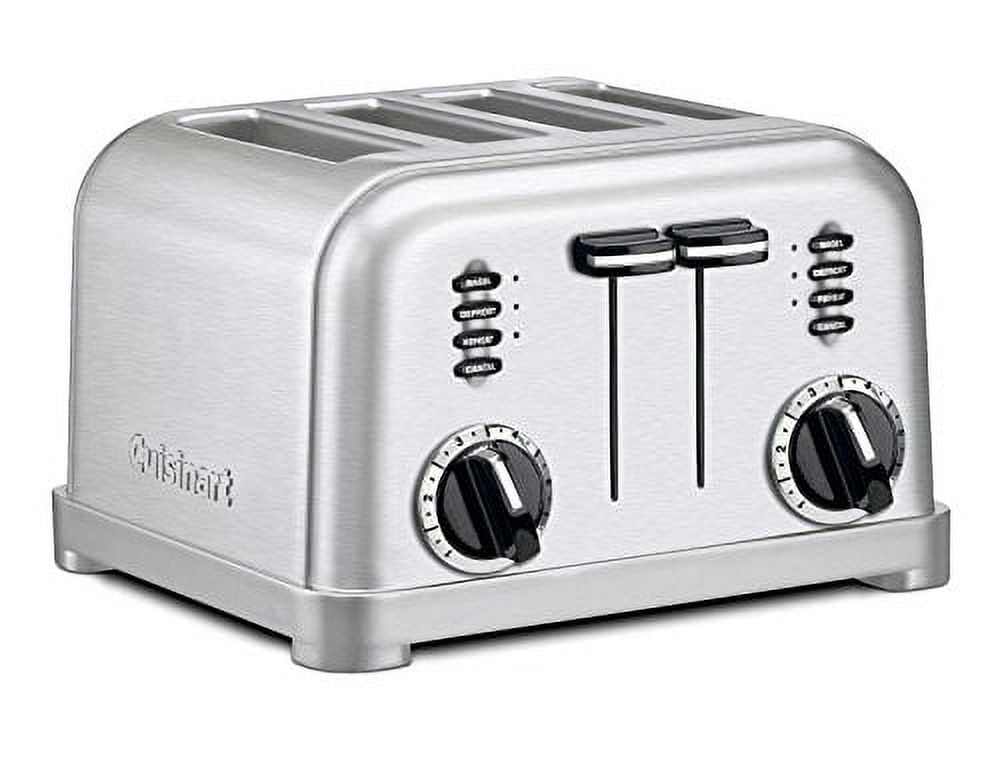 Cuisinart MetalClassic Toaster: 4-slice, brushed s/s | CPT-180C