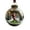 B, variant on Dserhfy Christmas Santa Claus Hanging Decoration, Clear Ball Playing Tennis Golf Soccer Basketball Badminton Santa Xmas Tree Hanging Ornament Pendant