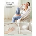 thumbnail image 3 of Hammock Chair with Large, Thick Cushion, Boho Swing Chair for Bedroom, Patio, Balcony, Garden, Holds up to 264 lb, Accessories Included, Cream White, 3 of 7