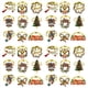thumbnail image 1 of Servilletero de Navidad de 36 Piezas Conjunto Servilletero de Navidad de Metal Servilletero de árbol de Navidad Decoración de Anillo de Servilleta, 1 of 5