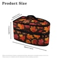 thumbnail image 6 of HELLHERO Travel Irons Carrying Case Dustproof Maple Leaf Pattern Design Travel Iron Case, Bag Only, 6 of 6