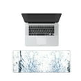 thumbnail image 2 of pitrice Extra Large Mouse Pad Marble Extended Computer Mouse Pad Non-Slip Non-Stitched Edges Keyboard Desk Mat, 2 of 7