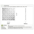 thumbnail image 2 of Ekena Millwork 19 5/8"W x 19 5/8"H Delfina EnduraWall Decorative 3D Wall Panel (10-Pack for 26.75 Sq. Ft.), 2 of 12