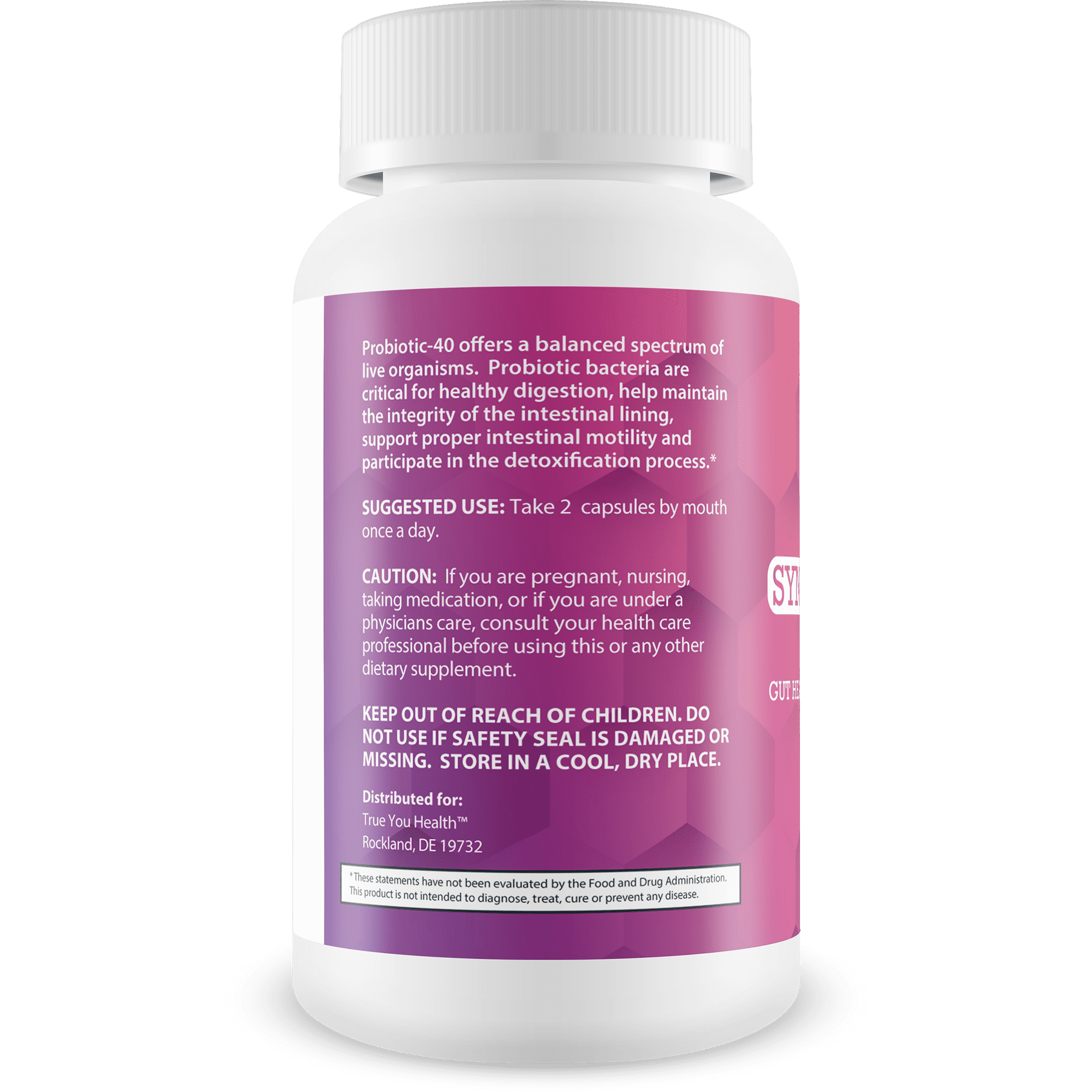 Synbiotic Pro - Our Best Daily Synbiotic Probiotics & Prebiotic - Gut Health - GI Synbiotics Probiotics - Pro Synbiotic Probiotic Plus Prebiotic & Immune Support Vitamins - Synbiotics for Women & Men
