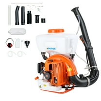 KFFKFF Gas-Powered Backpack Fogger Sprayer, 63CC 3HP Engine, 4-Gallon Tank, Versatile Powder and Liquid Spraying System for Pest Control, Gardening, and Farming