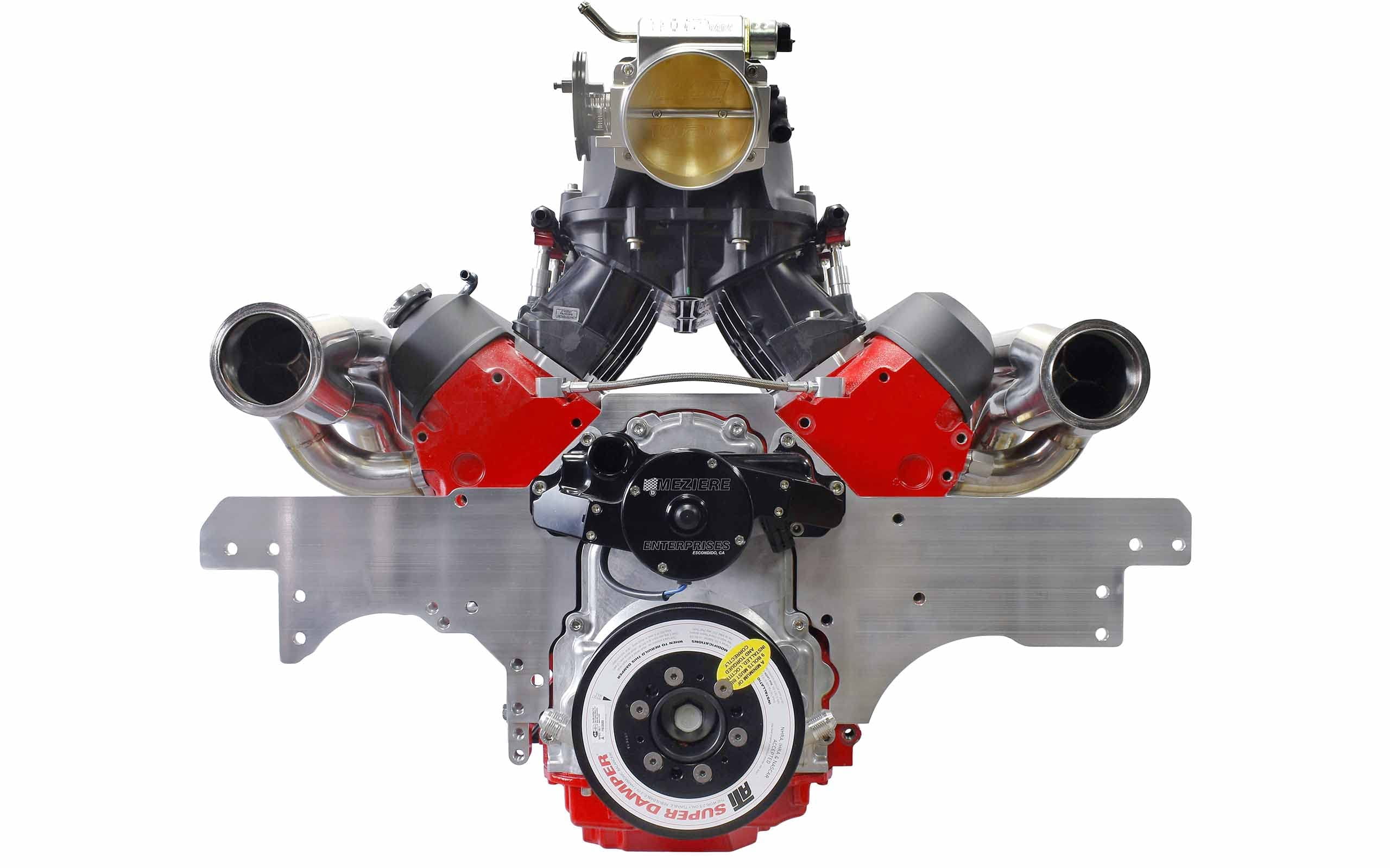 ICT Billet LS Front Engine Plate Compatible with F-Body Camaro Motor Mount LS1 LS3 LSX Aluminum Swap Mount Pre Cut 551816-4FBDY