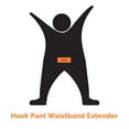 thumbnail image 4 of Adjustable Pant Waistband Extension - Instant Comfort (Hook 5-Pack, Blue) by More of Me to Love, 4 of 5