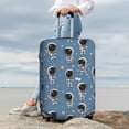 thumbnail image 3 of Lsque Astronaut Printed Luggage Cover, Travel Luggage Protector,Scratch and Dirt Resistant, Fits 18-32 Inch Luggage - Large, 3 of 9