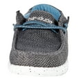 thumbnail image 2 of Hey Dude Children's Wally Sox Shark-Skin Grey Cloth Shoes 130133217, 2 of 5