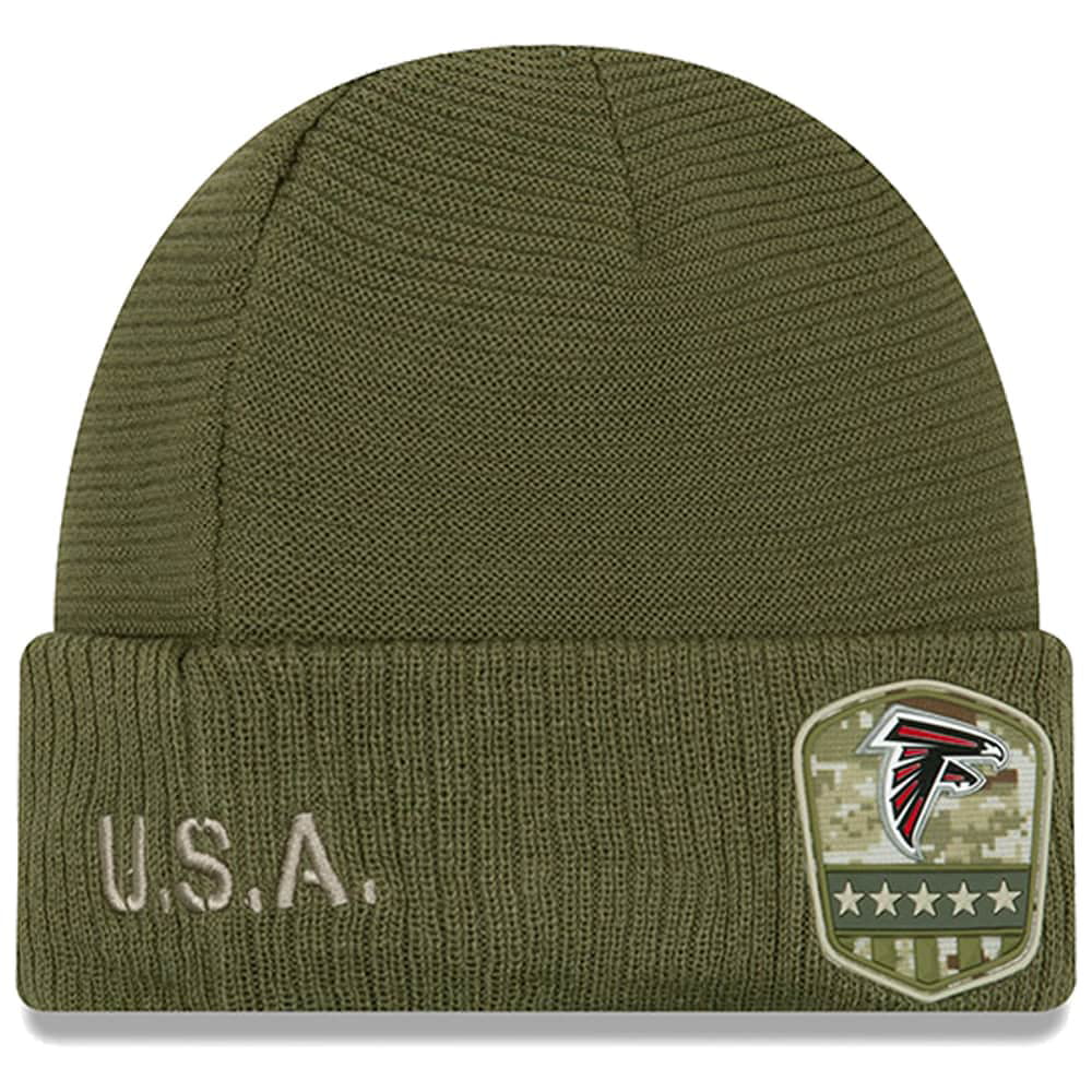 New Era San Francisco 49ers Beanie On Field 2019 Salute To Service Knit