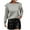Gray, variant on Aueoeo Autumn Sweater, Womens Long Sleeve Sweaters Ruffle Sweater for Women Casual Fall Sweater Cozy Knit Pullover Sweater