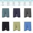 thumbnail image 4 of Minnieouse Pantalones cortos de Yoga, mallas deportivas, ropa para trotar, gimnasio, lavable, correr, suavidad, pantalones de entrenamiento, Prendas para la parte inferior del cuerpo Azul 8/XL, 4 of 6
