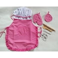 thumbnail image 3 of FELTECHELECTR Juego de chef completo de 11 piezas para niños, juego de cocina con gorro de chef, delantal, guante de cocina y utensilios para cocinar., 3 of 6