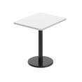 thumbnail image 2 of Flash Furniture 24'' x 30'' White Rectangular Laminate Table Top with Black 18" Round Table Height Base, 2 of 8