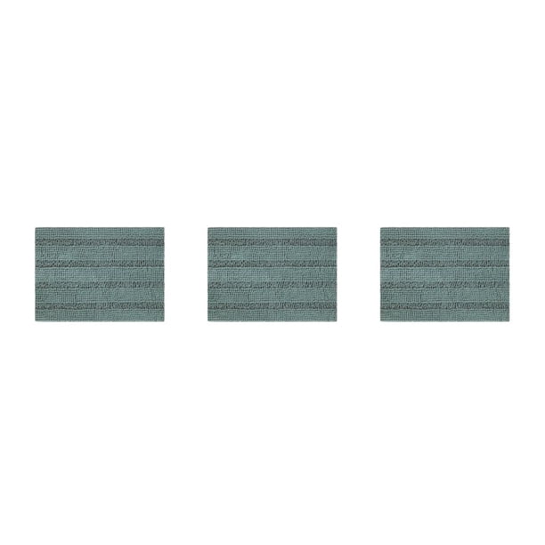 Alfombrilla impermeable Cateissary para baño absorbentes antideslizantes de tela asequible verde agua