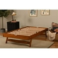 thumbnail image 4 of Kodiak Furniture Boho Wood Pop Up Bed in Barbados Brown w/ Linen Stone Mattress, 4 of 5