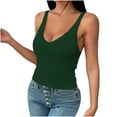 thumbnail image 4 of Ruimatai Women's V-Neck Tank Top Sleeveless Stretch Camisole Soft Comfortable Layering Shirt Casual Summer Blouse, 4 of 6