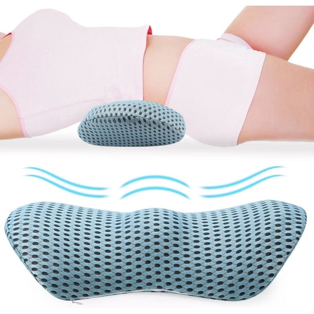 Almohada de apoyo lumbar, almohada lumbar de espuma viscoelástica para aliviar el dolor lumbar, cojín de apoyo lumbar para sillas de oficina, sillones reclinables y más.