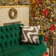 thumbnail image 2 of Funda de almohada de terciopelo con diseño de copos de nieve para sofá de oficina, funda de almohada de felpa, funda de cojín geométrica, funda de almohada para la cama del hogar., 2 of 4