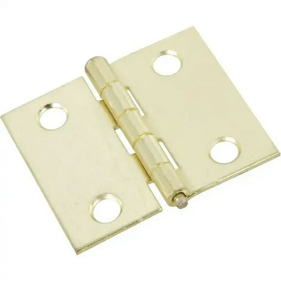 National Hardware N134-932 Wide Shutter Hinge Brass Plated Steel 1-1/2 Inch Pack Of 2, Each