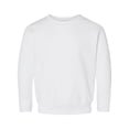 thumbnail image 3 of COUVER Unisex Toddler Warm Fleece Crewneck Long Sleeve Sweatshirt, White, 7, 1 Piece, 3 of 6