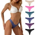 thumbnail image 2 of Women's Cotton Thong Underwear Sport Seamless Panties Hipster, 2 of 6