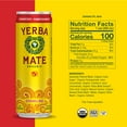 thumbnail image 4 of Guayakí Yerba Mate, Organic Sparkling Cranberry Pomegranate, 80mg Natural Plant Based Caffeine, Smooth Energy & Focus, Carbonated, 12 Oz (Pack of 12), 4 of 5