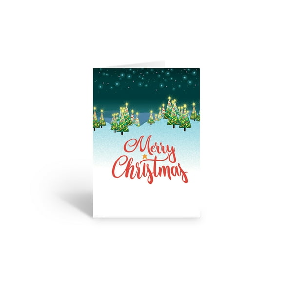 A Forest Full of Christmas Trees - 12 Holiday Cards and Envelopes - 18029