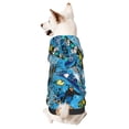 thumbnail image 1 of Fotbe snow board blue Sudadera con Estampado para Perros Pequeños – Suéter con Capucha para Mascotas, Tela Suave de Forro Polar con Bolsillo-Small, 1 of 7