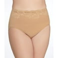 thumbnail image 5 of Women's Rhonda Shear 4220 Seamless Brief Panty with Lace Overlay (Nude 2X), 5 of 5