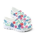 thumbnail image 5 of Psesaysky Women's Slip on Sneakers Lightweight Breathable Walking Shoes Ball and Palm Leaves Printed Casual Shoes Loafers for Big Girls Gift for Wife Ladies White Sole Size 6, 5 of 7