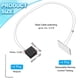 thumbnail image 2 of Tether de control remoto retráctil Uxcell, candado de cable de seguridad cuadrado con clasp ajustable negro, 2 of 6