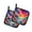 Amaranths 1922, variant on Colorful Asters Pair of Pot Holders 7.5 in x 7.5 in