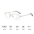 thumbnail image 3 of Folding Reading Glasses for Men Women, Blue Light Blocking Computer Readers Metal Frame 1.0x,Black, 3 of 7