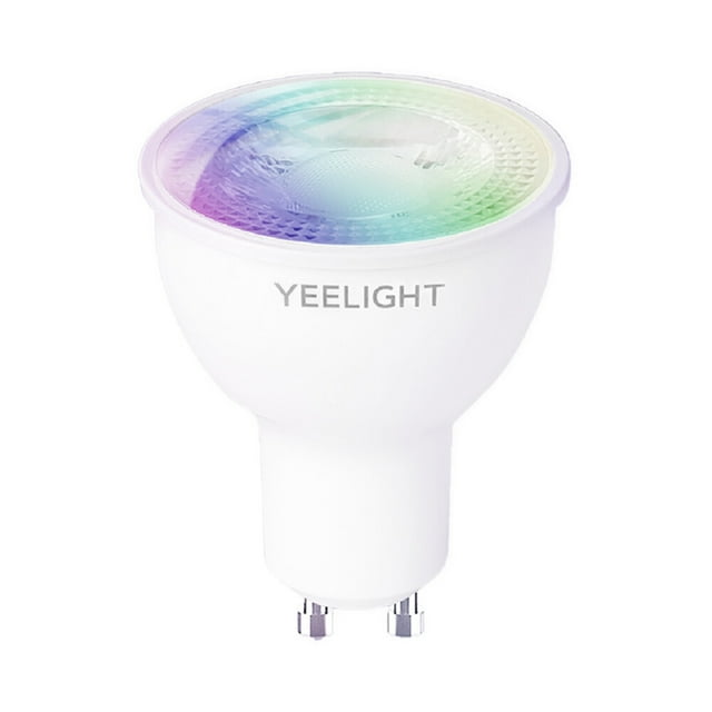 Yeelight Yeelight W1 GU10 Smart Multicolor Bulb - 4.5W Dimmable LED with Adjustable Color Temperature, Voice & APP Control Compatible with Google/Alexa/SmartThings, 2700-6500K, Energy Efficient