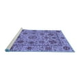 thumbnail image 2 of Ahgly Company Machine Washable Indoor Rectangle Abstract Blue Modern Area Rugs, 8' x 12', 2 of 4