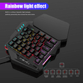 thumbnail image 6 of HXSJ J50 One-Handed Gaming Keyboard 35 Keys LED Backlight + Wired Gaming Mouse with Breathing Light  Keyboard and Mouse Combo, 6 of 7