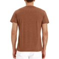 thumbnail image 6 of Men's T-Shirts, Men's Henley Shirts, Men's Cotton  Solid Short Sleeve Shirt, 6 of 8