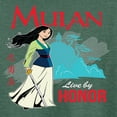 thumbnail image 3 of Disney Mulan - Live By Honor - Women's Lightweight French Terry Long Sleeve Shirt, 3 of 5