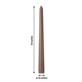 thumbnail image 2 of BalsaCircle 12 Mocha Brown 10" Premium Taper Candles Centerpiece Home Decorations, 2 of 6