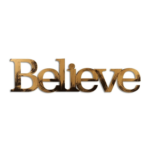 Believe Wall Decor Walmart Com Walmart Com