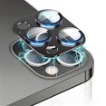 thumbnail image 1 of 2-pack Metal Lens Protector Compatible Iphone 13 Pro Max/13 Pro, Premium Tempered Glass Camera Protector, 1 of 1