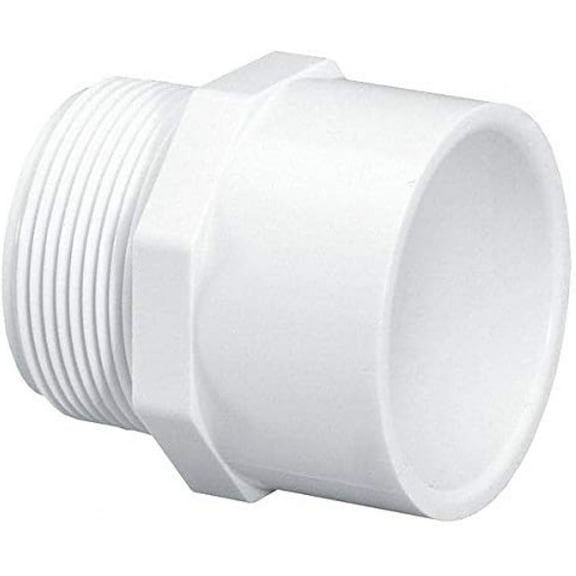 LASCO 436-010BC 1" MPT x Slip Schedule 40 PVC Male Adapter Fitting
