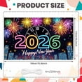 thumbnail image 3 of Colorful New Year 2026 Banner with Fireworks for Celebration Event City Skyline, 3 of 3